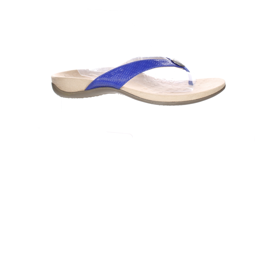 Vionic Womens Rest Hilda Blue T-Strap Sandals Size 9.5 Medium (B  M) (2209264)